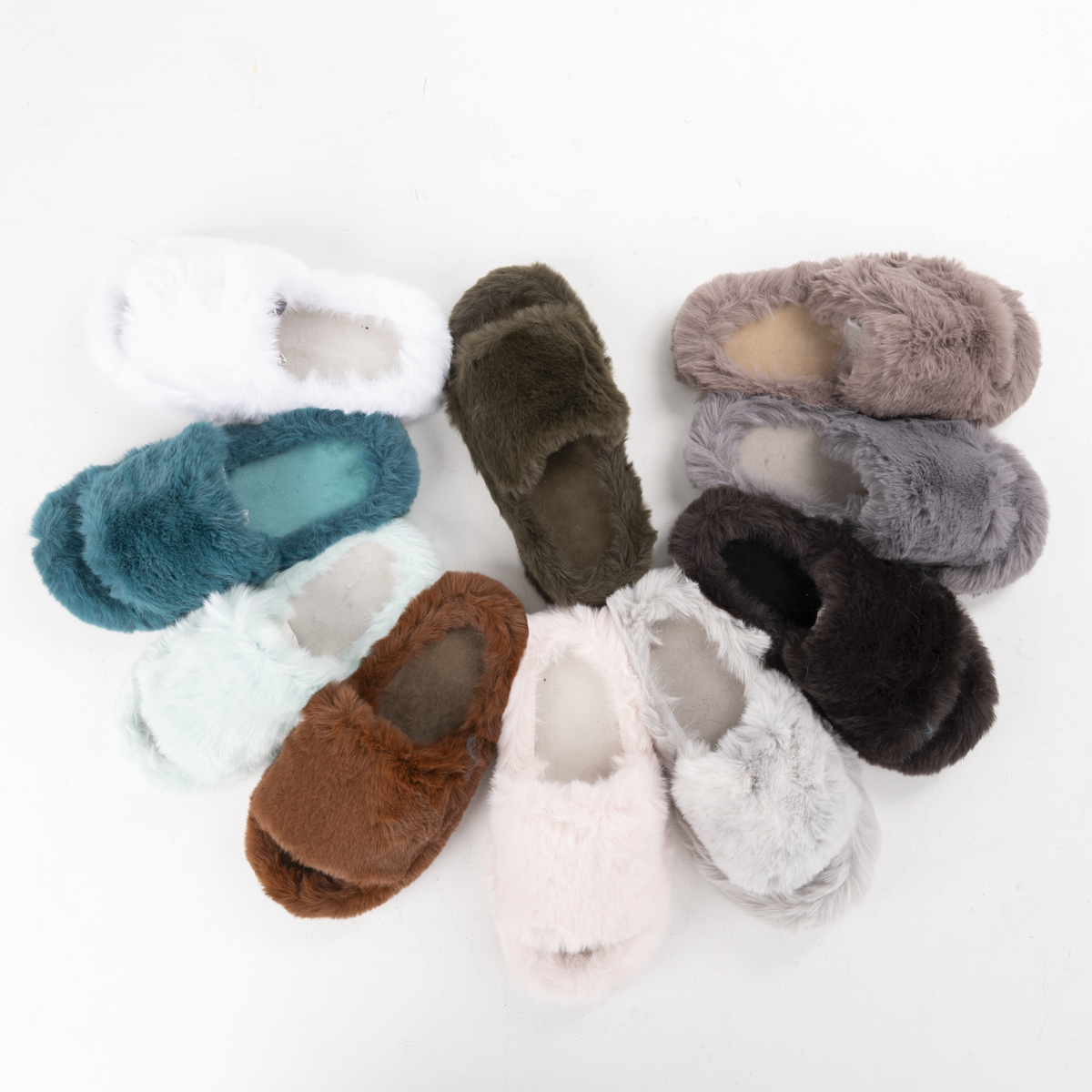 Faux Fur Slippers