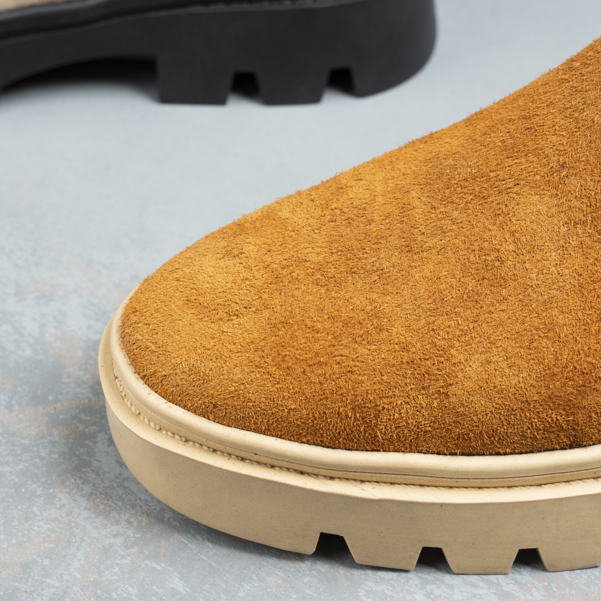Suede Half Boot