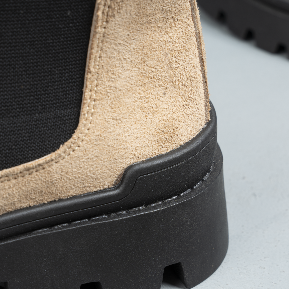 Suede Half Boot