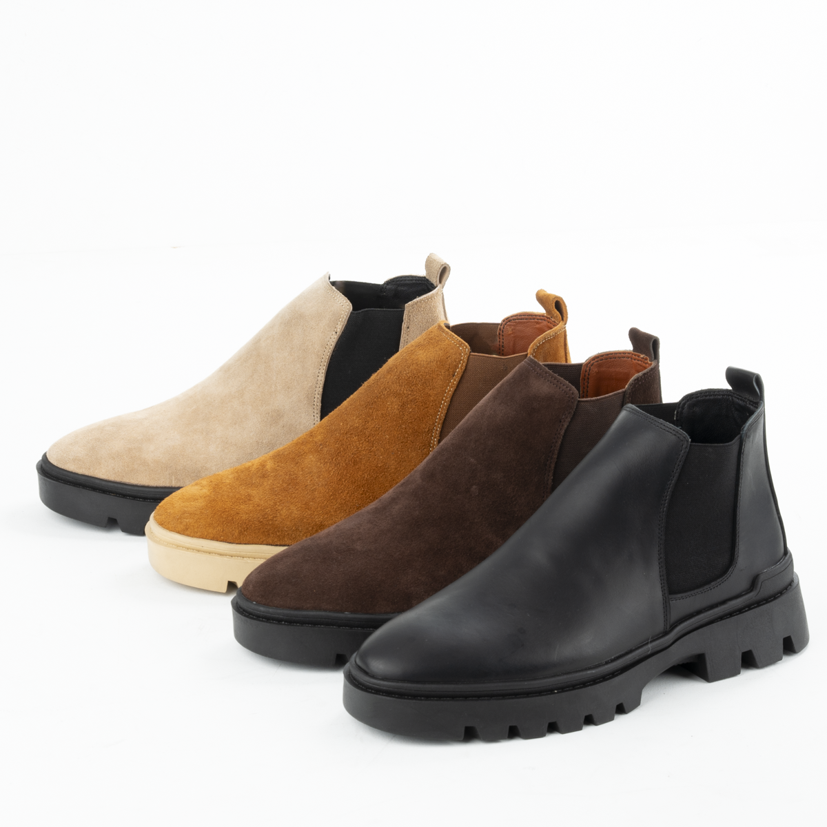 Suede Half Boot
