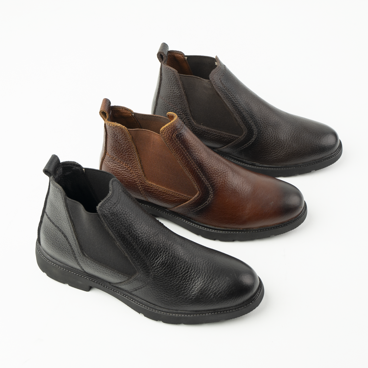 Chamois Suede Half Boots - H7