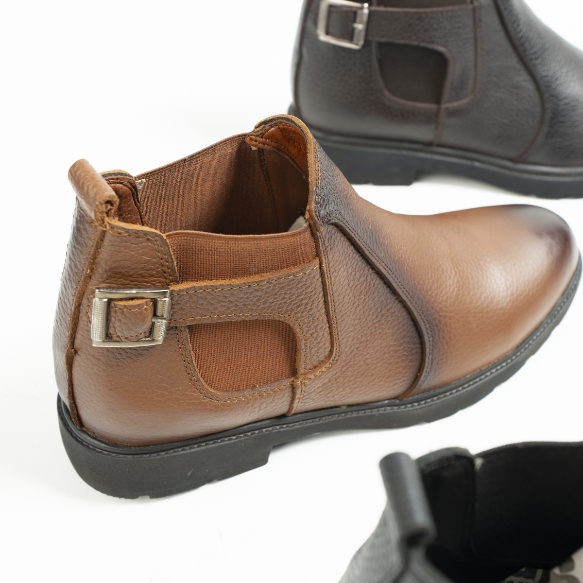 Genuine Leather Half Boots - H10